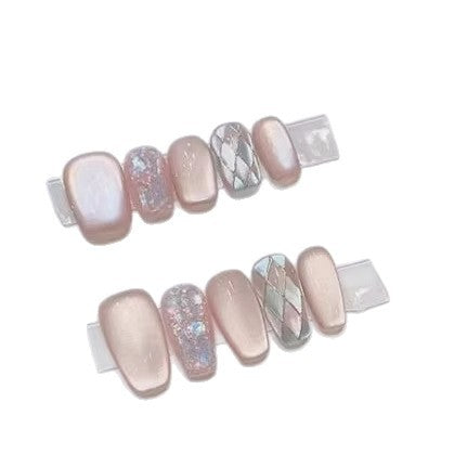 Wholesale press-on nails, finished nail art, trending online, detachable, in stock, dropshipping available, exclusively for cross-border sales