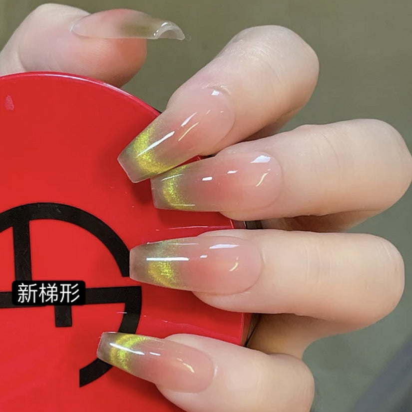 [The Wizard of Oz] Spring/Summer Dopamine Watermelon Green Handmade Popular on Xiaohongshu High-end Wholesale Wearable Nails